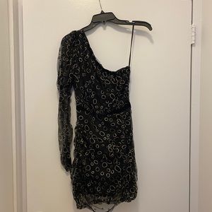 ASOS Gold & Black Dress